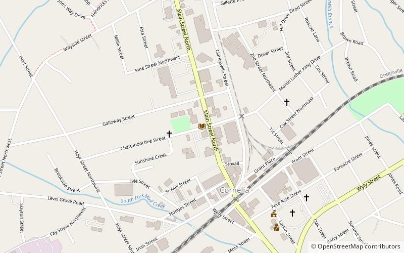 Cornelia Public Library location map