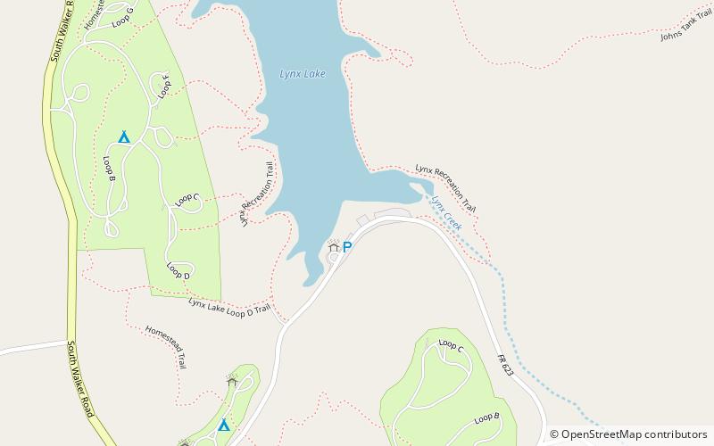 Lynx Lake location map