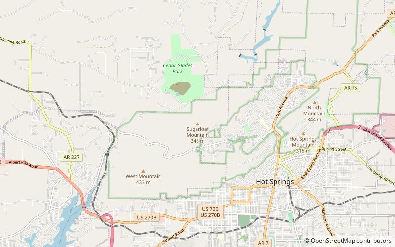 Sugarloaf Mountain location map