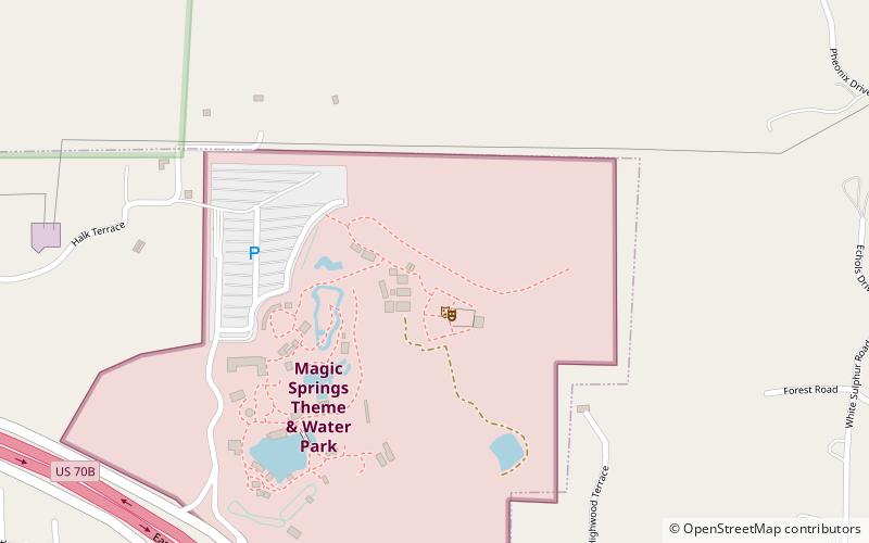 Arkansas Twister location map