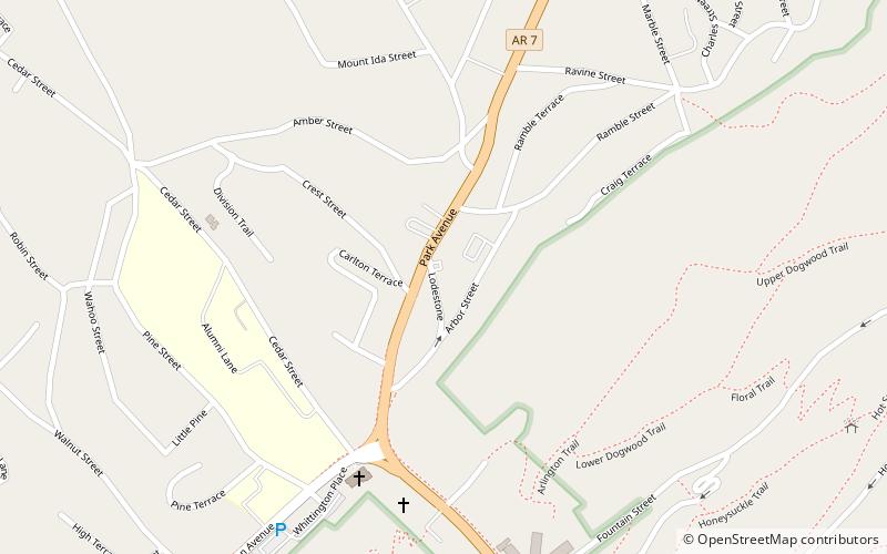 Langdon Filling Station location map