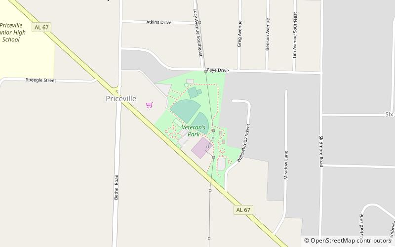 Priceville location map