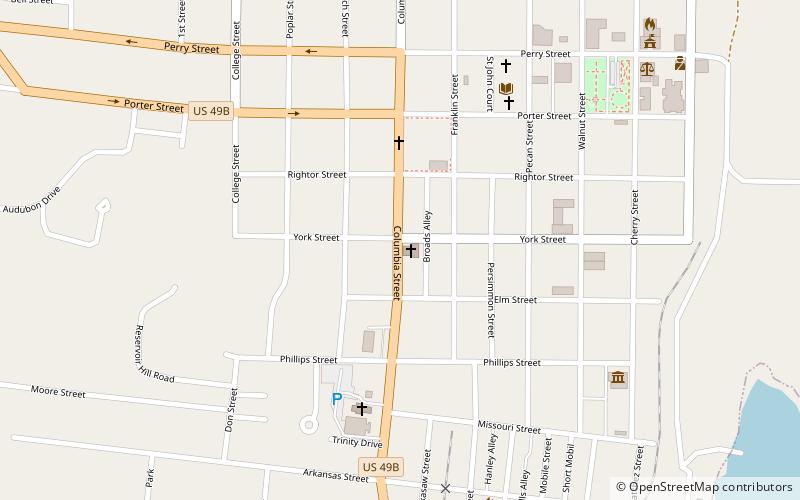 Centennial Baptist Church location map
