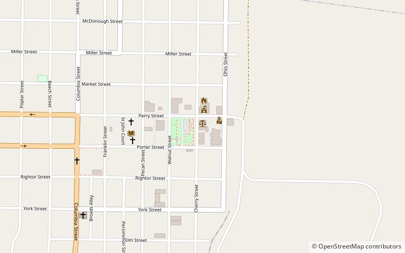 Phillips County Courthouse location map