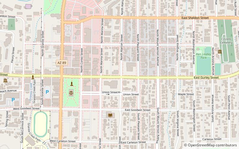 First Congregational Church and Parsonage location map