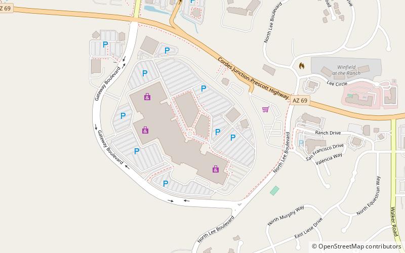 prescott gateway location map