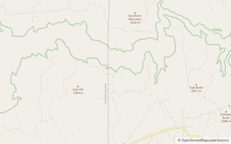 West Clear Creek Wilderness location map