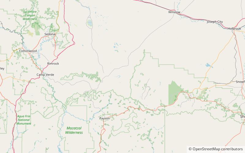 barbershop canyon foret nationale de coconino location map