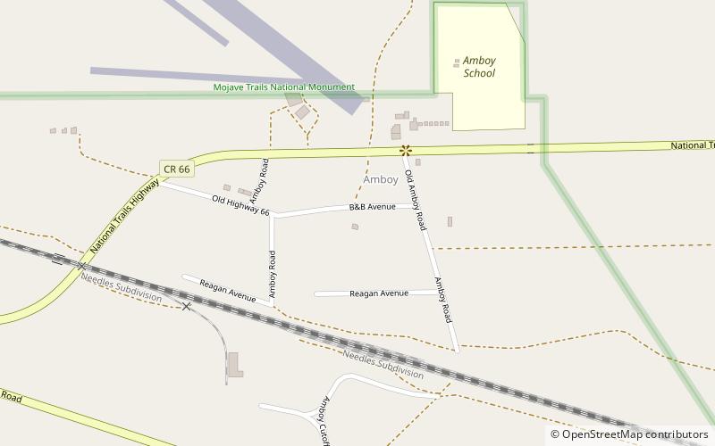 Amboy location map