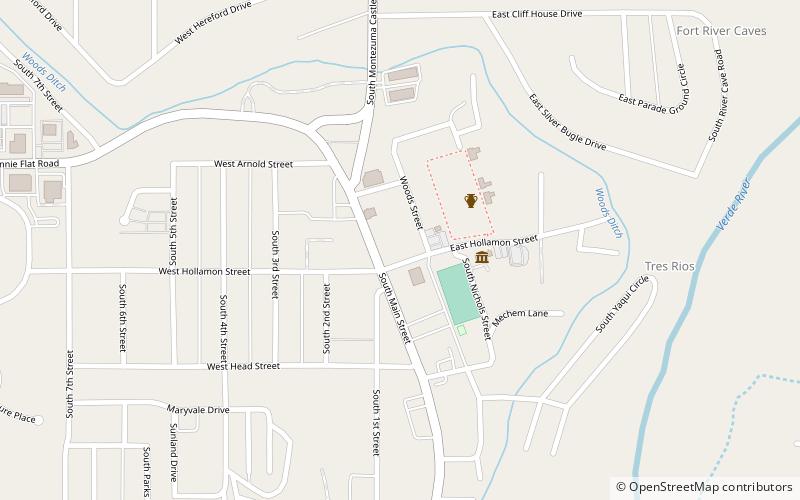 Verde Valley Archaeology Center location map