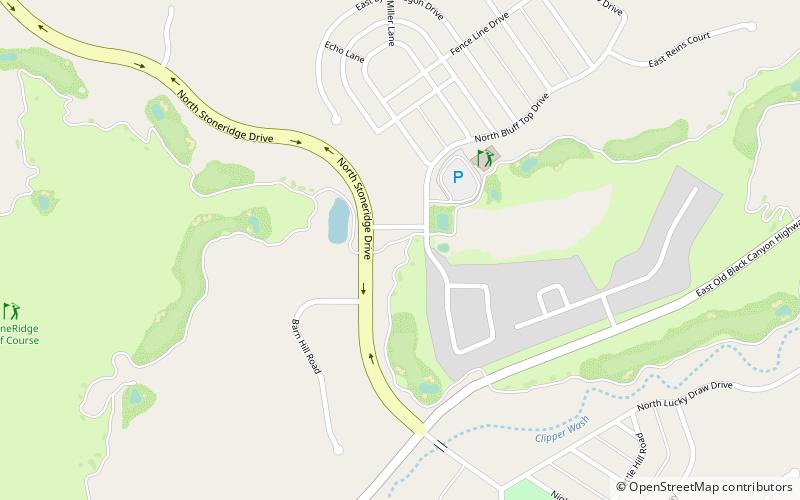 StoneRidge Golf Course location map