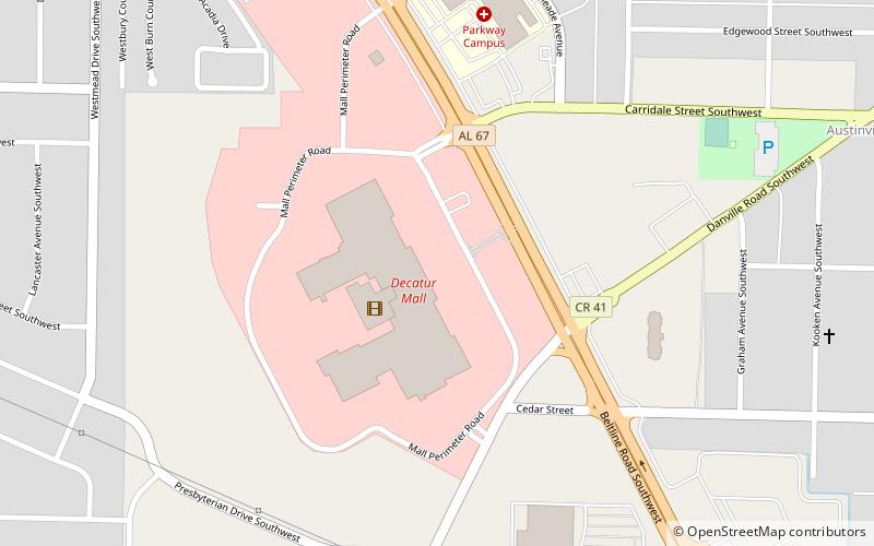 Decatur Mall location map