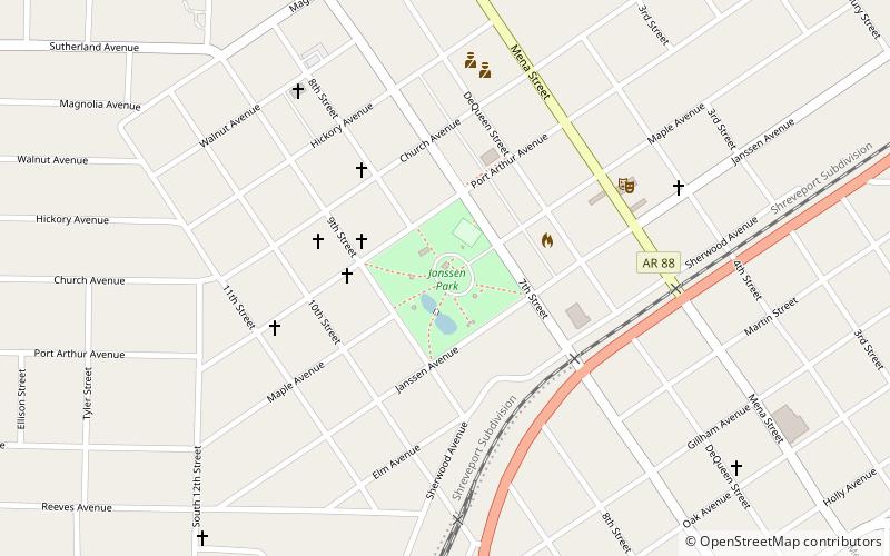 Janssen Park location map