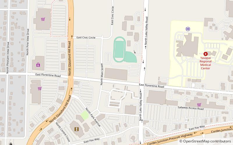 Prescott Valley Event Center location map