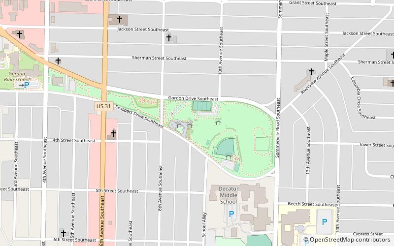 Delano Park location map