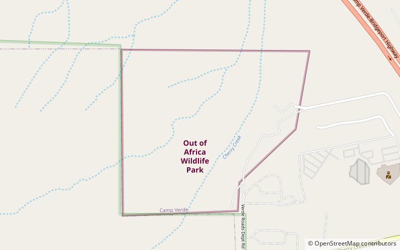 Out of Africa Wildlife Park location map