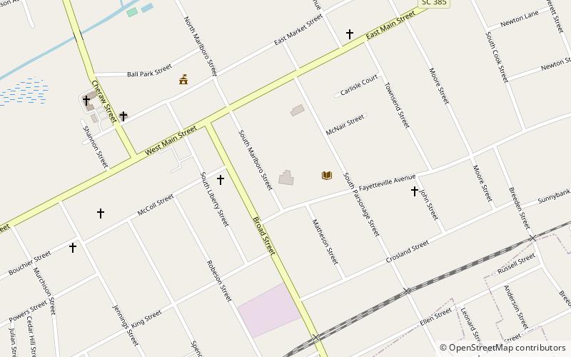 Murchison School location map