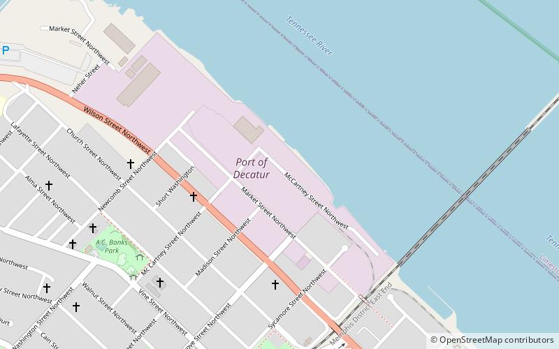 Port of Decatur location map