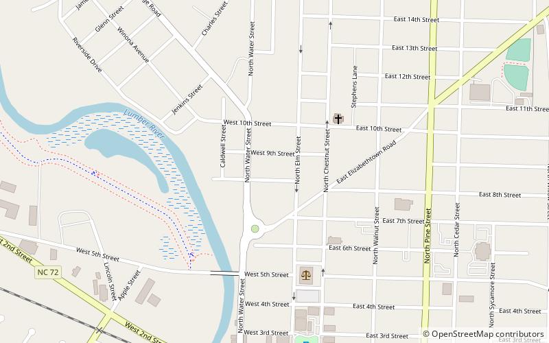 Robeson County Agricultural Building location map