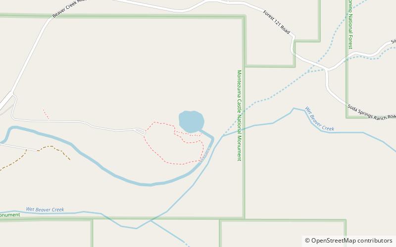 Montezuma Well location map