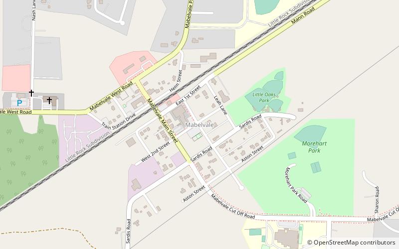 Mabelvale location map