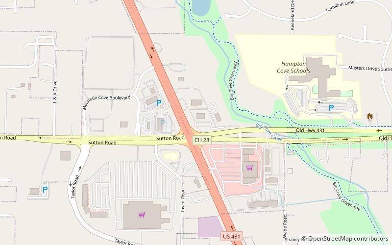 Owens Cross Roads location map