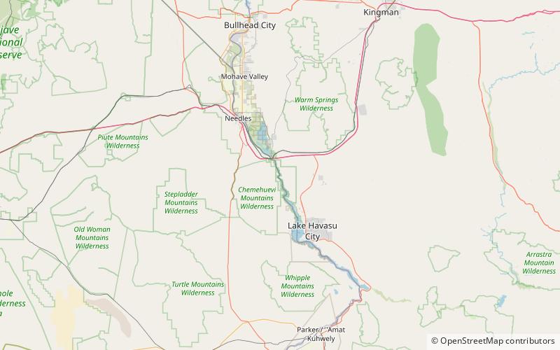 Topock Gorge location map