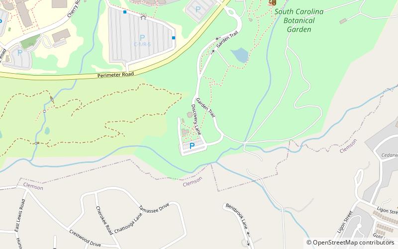the south carolina botanical garden clemson location map