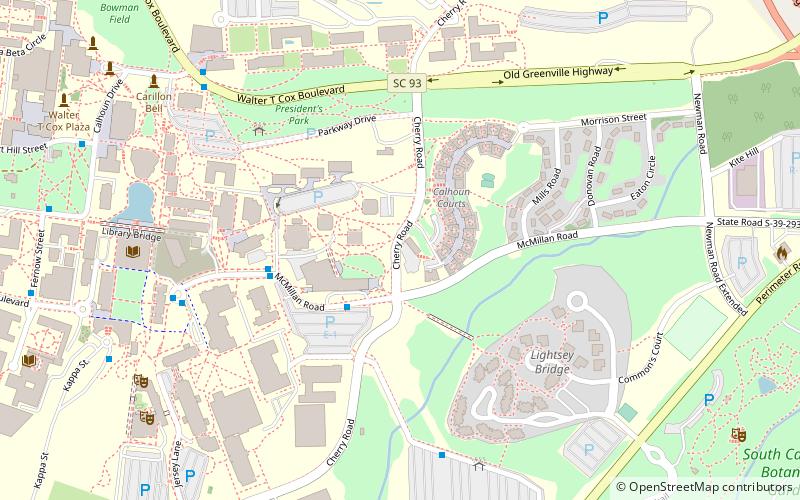 Clemson College Sheep Barn location map