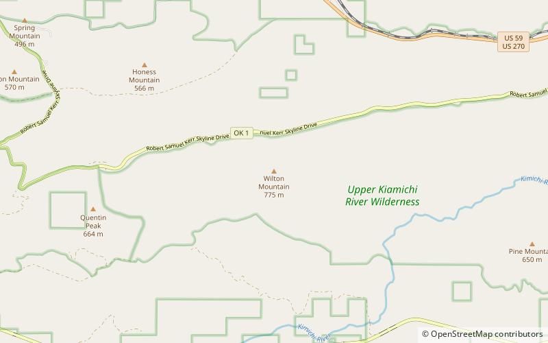 Wilton Mountain location map