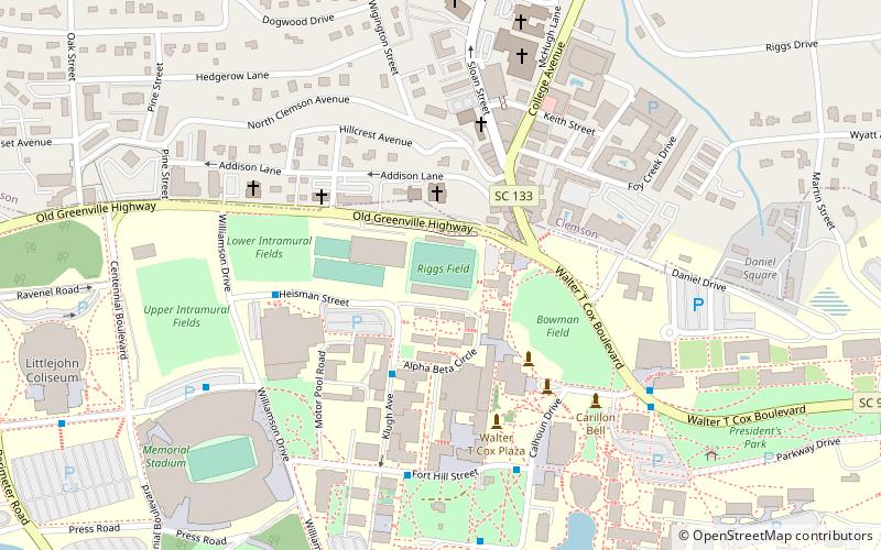 Riggs Field location map