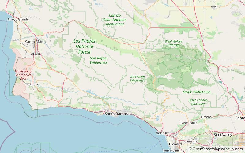 Big Pine Mountain location map