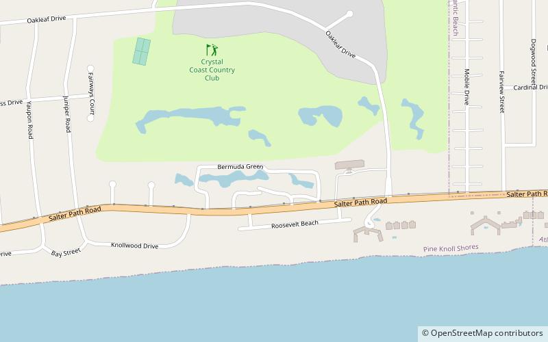 Pine Knoll Shores location map