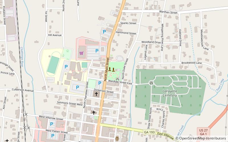 Chattooga Academy location map