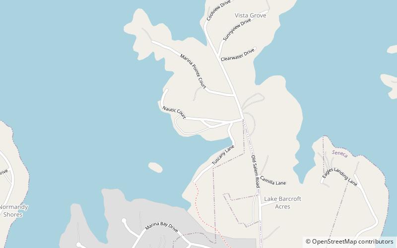 Keowee Marina location map