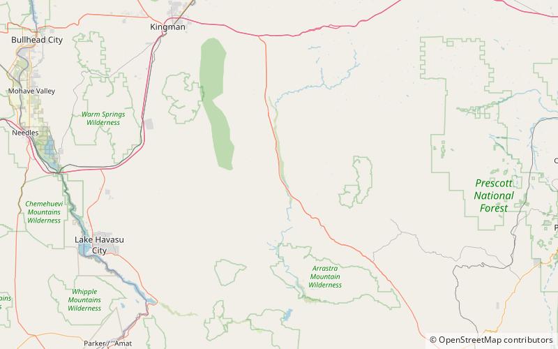 Wikieup location map