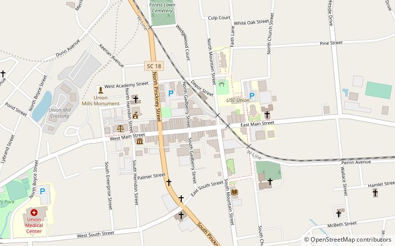 Fair Forest Hotel location map