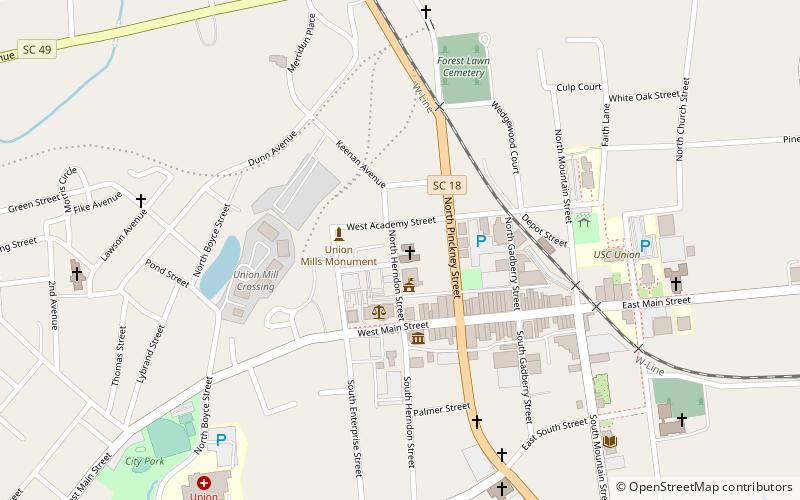 Corinth Baptist Church location map