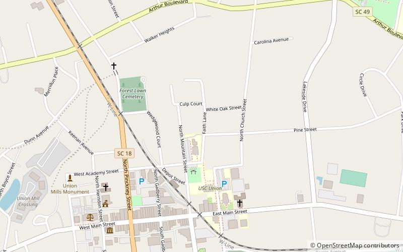 Judge Thomas Dawkins House location map