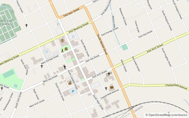 Bob Doster's Backstreet Studio location map
