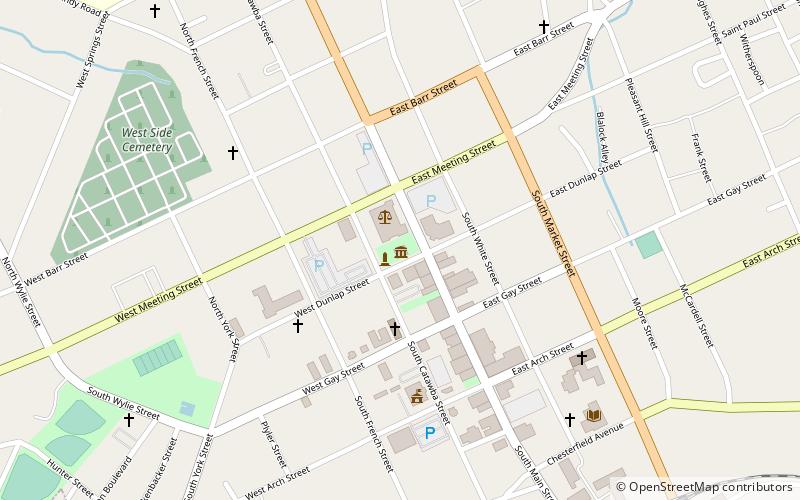 Lancaster County Courthouse location map