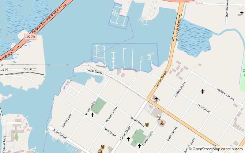 Beaufort Yacht Basin location map