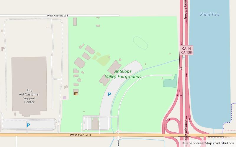 Antelope Valley Fair location map