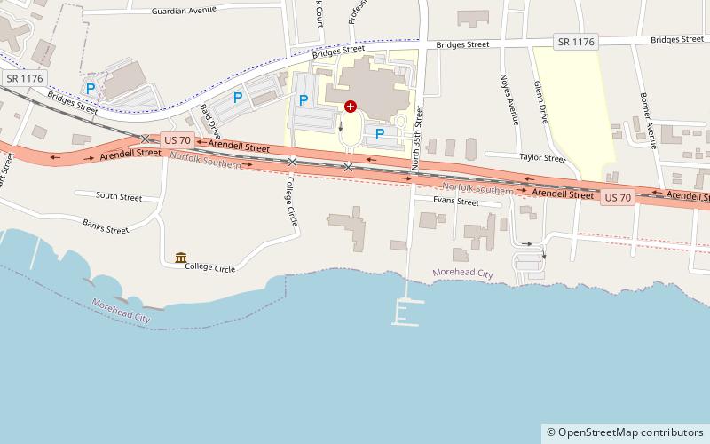 carteret community college morehead city location map