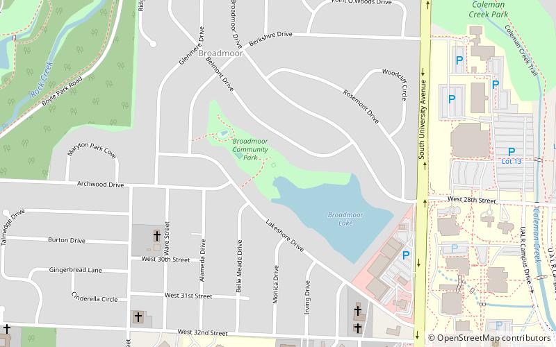 Broadmoor location map