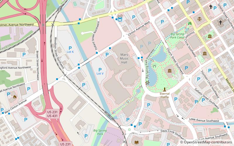 Von Braun Center location map