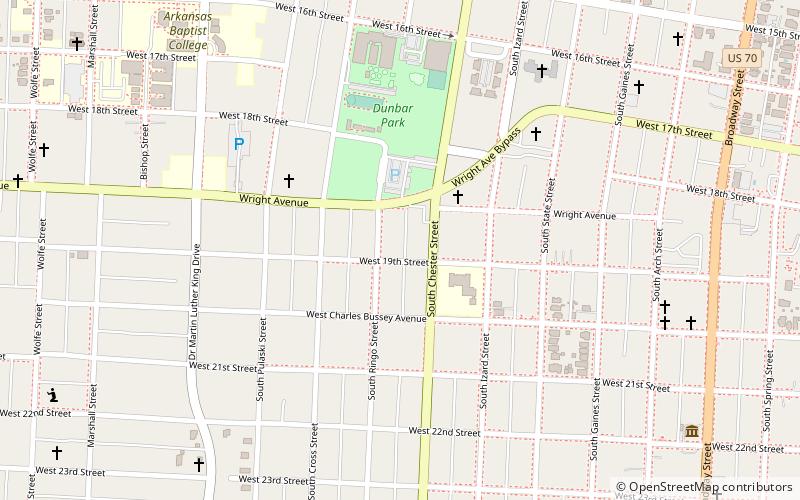 Womack House location map