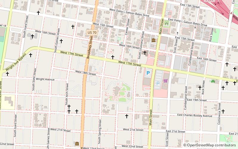 Governor's Mansion Historic District location map