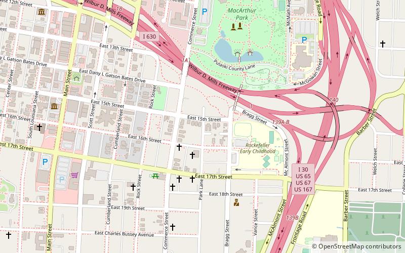 Van Frank Cottages location map