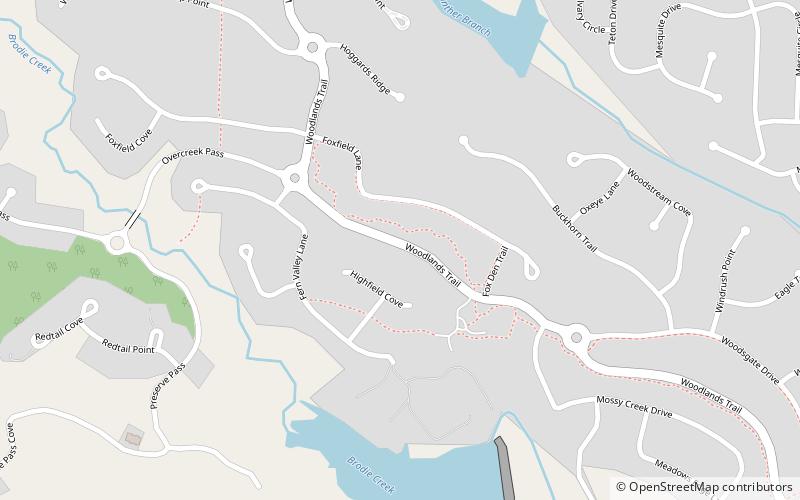 Woodlands Edge location map